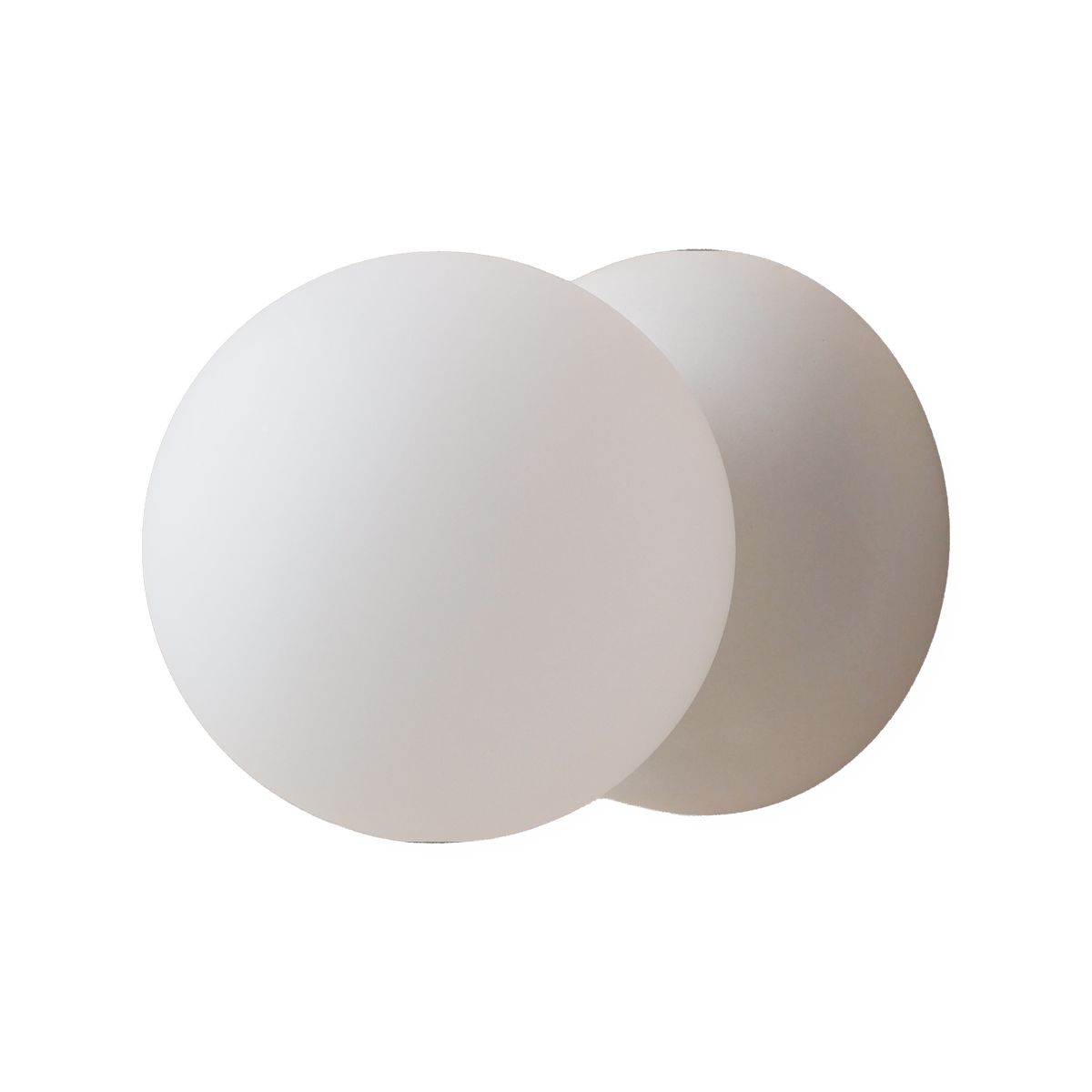 Monroe Sconce in White Matte, front view
