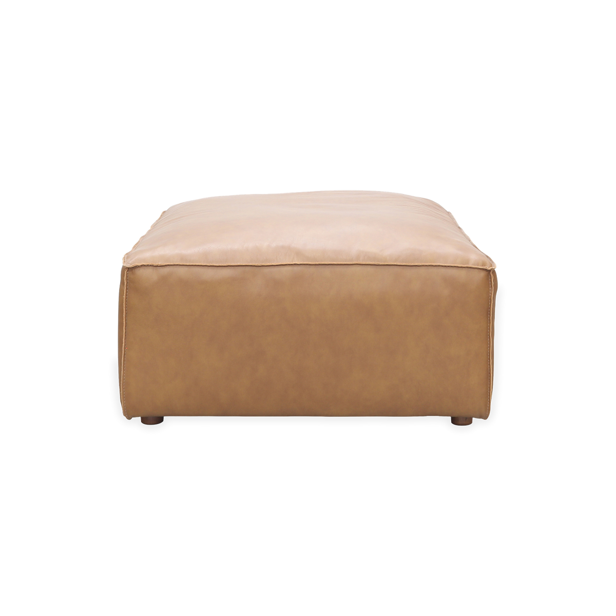 Form Leather Ottoman — view 2