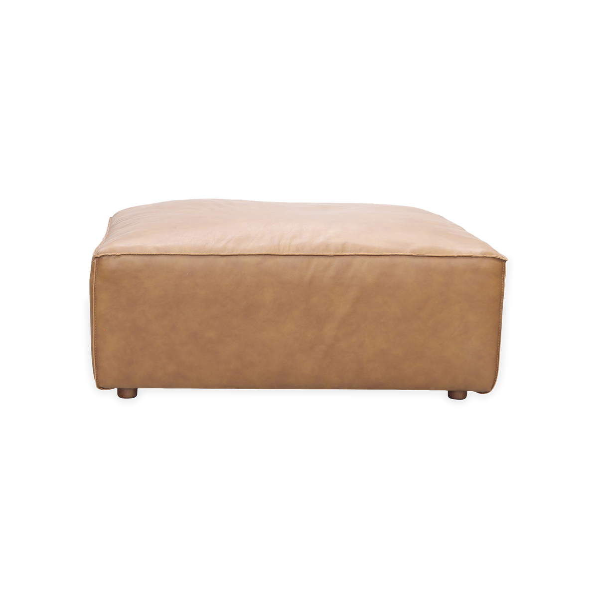 Form Leather Ottoman — view 3