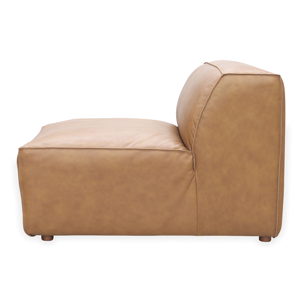 Form Leather Slipper Chair — view 3
