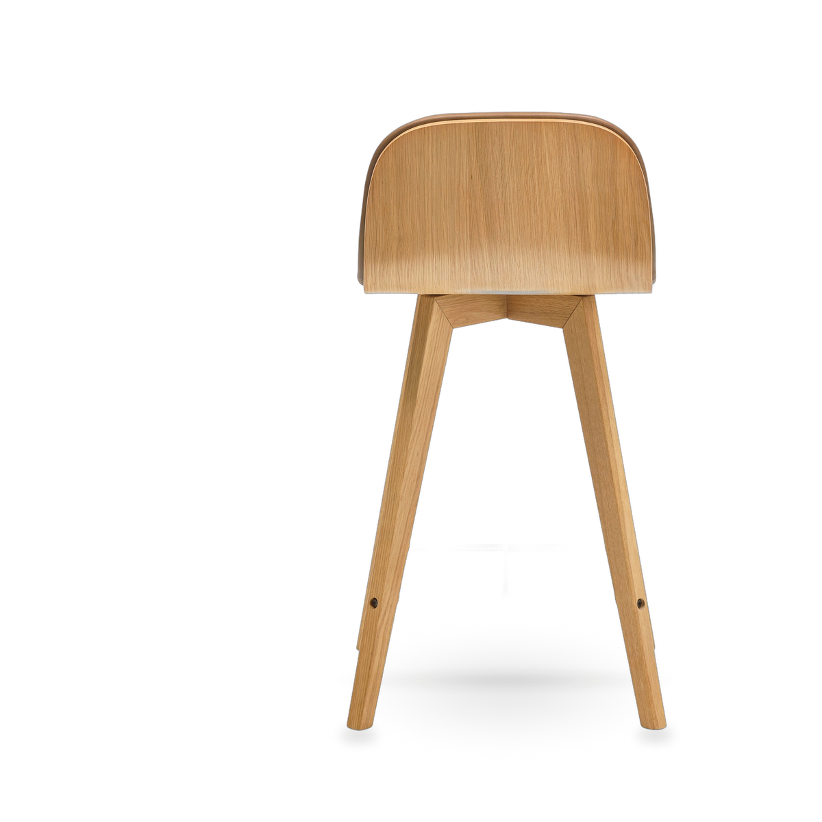 Napoli Leather Counter Stool — view 4
