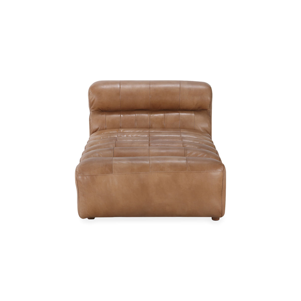 Ramsay Leather Chaise — view 2