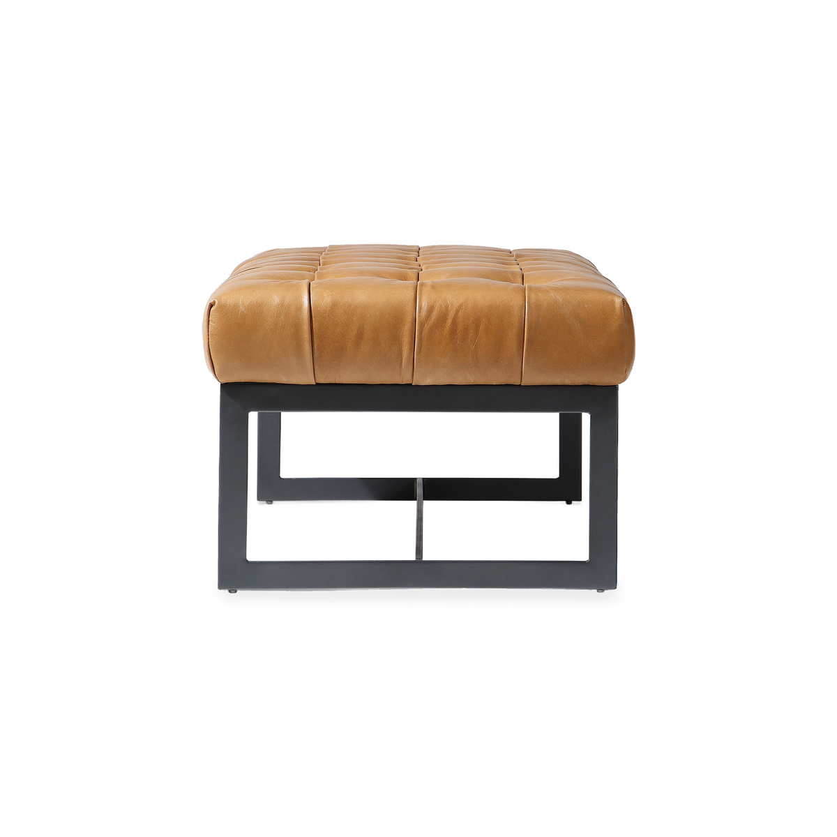 Wyatt Leather Bench — view 3