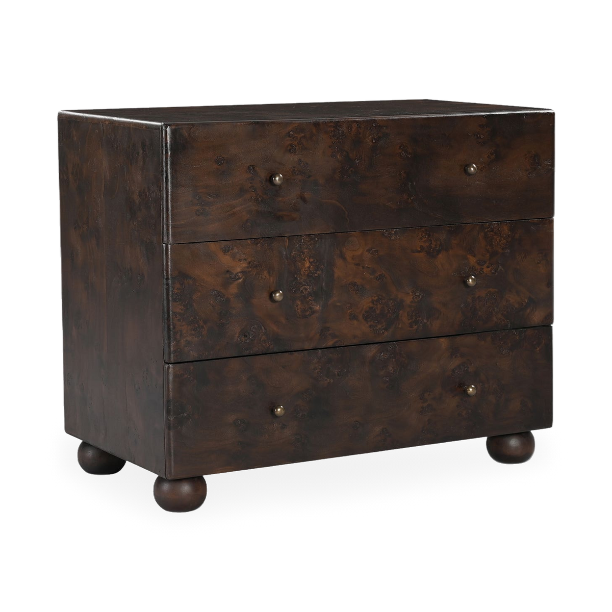York 3 Drawer Nightstand — view 1