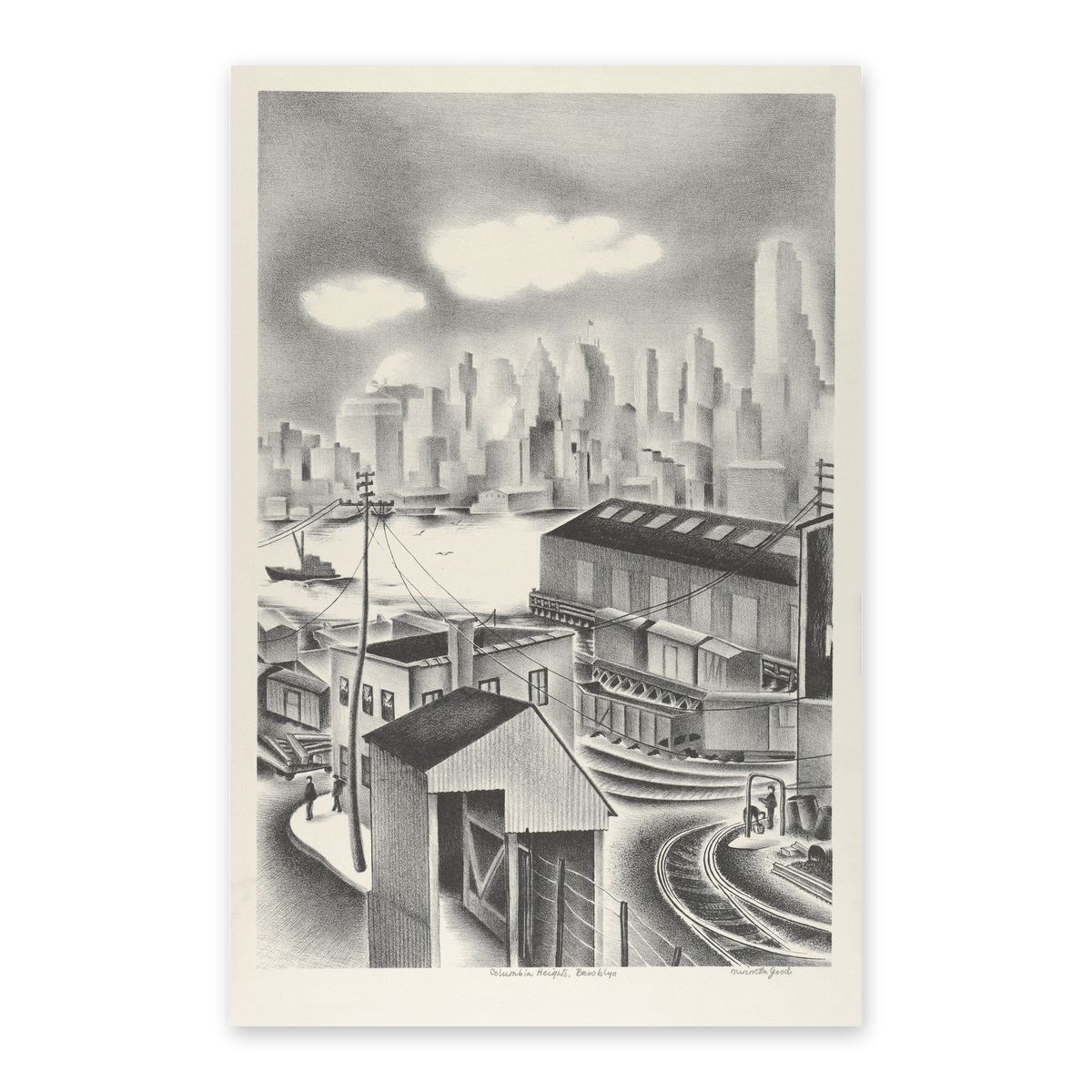 Columbia Heights, Brooklyn Framed Print — view 2