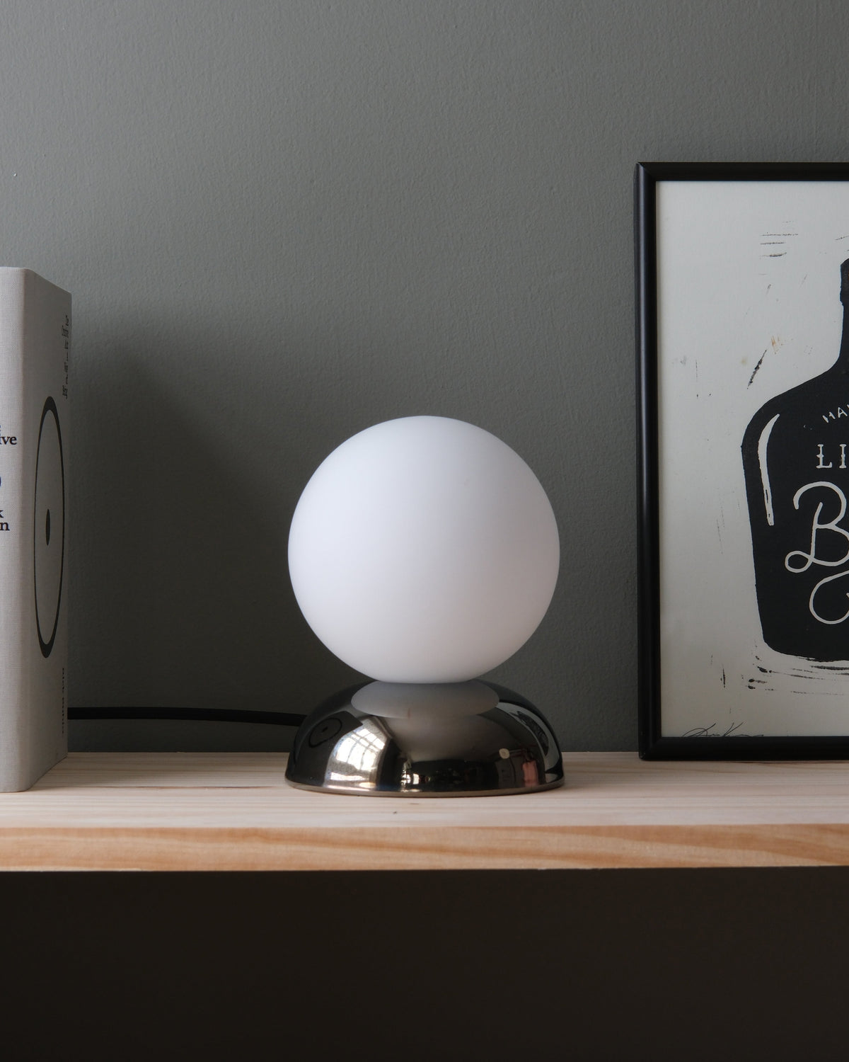 Ripple I Table Lamp, Chrome