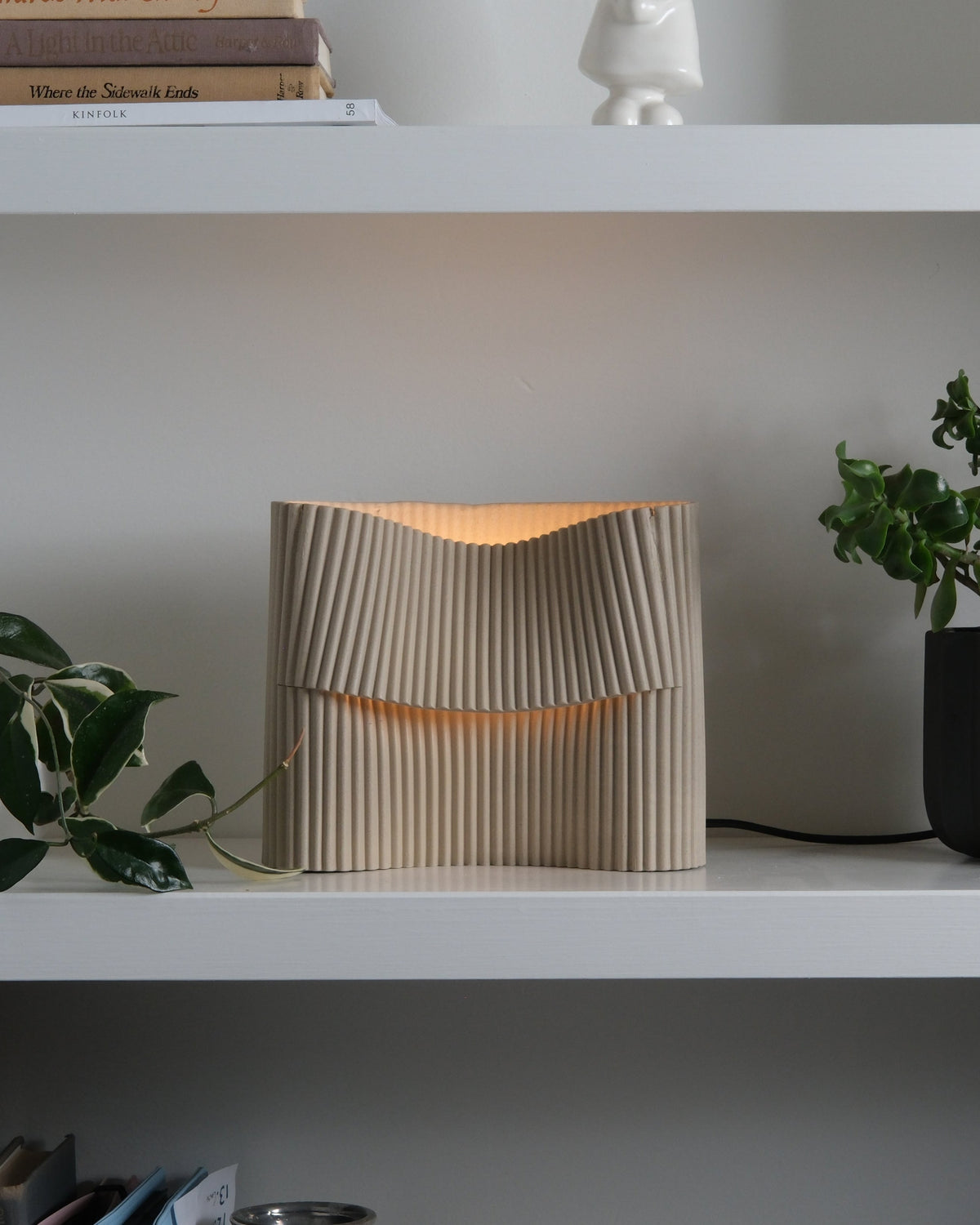 Corduroy Table Lamp, room setting