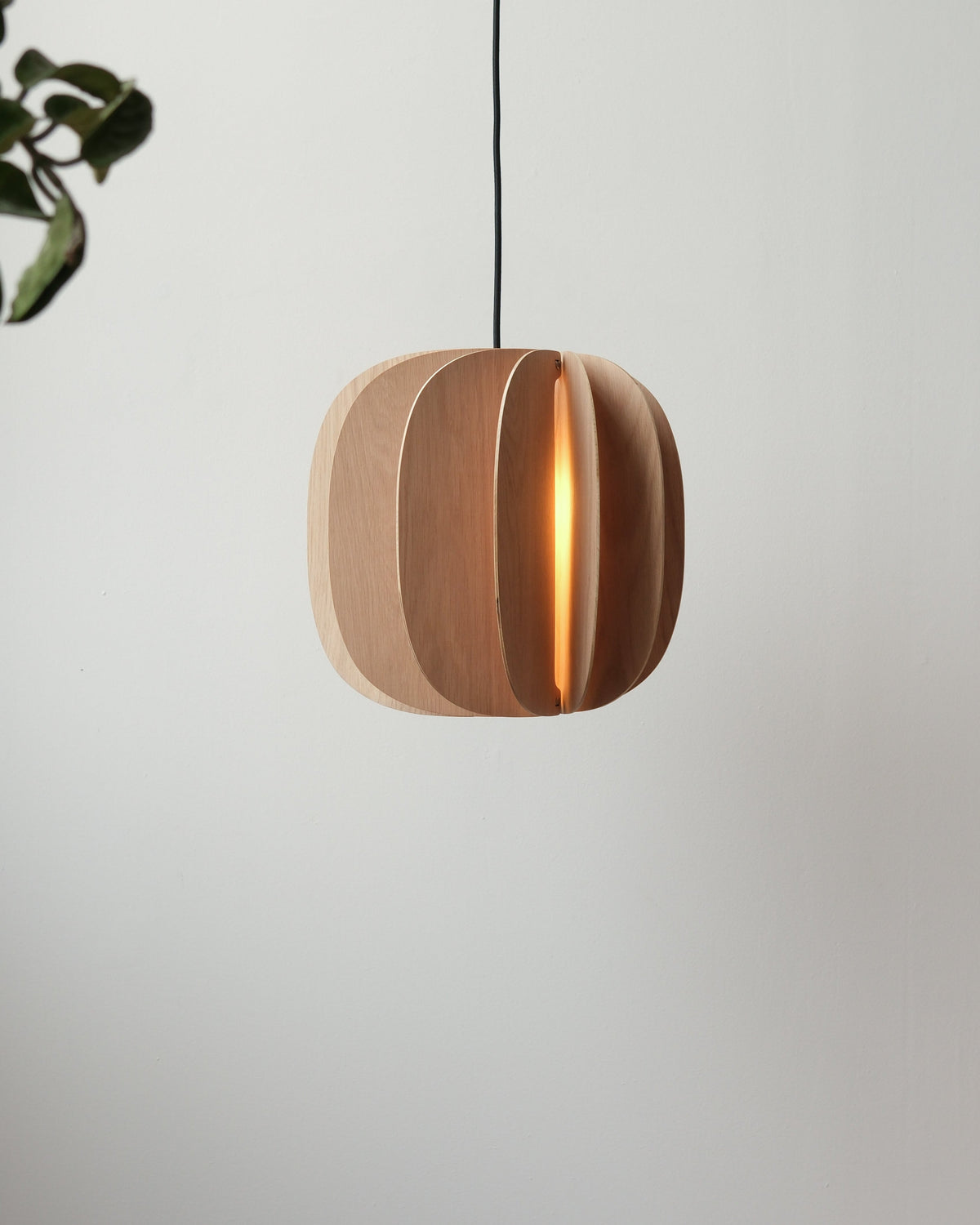 Fin II Pendant, lit, room setting