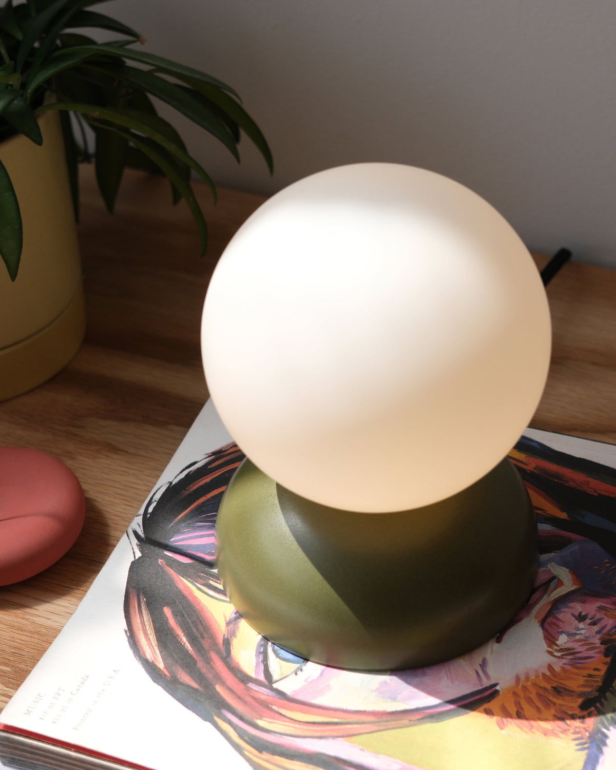 Monroe Table Lamp, Moss