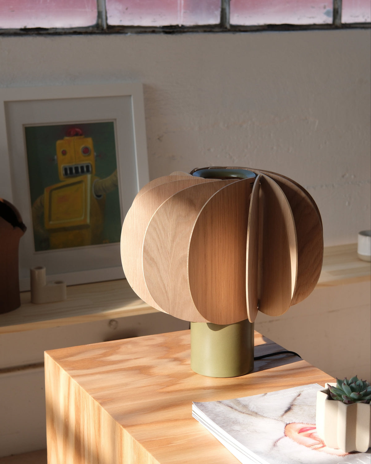 Fin Table Lamp, room setting