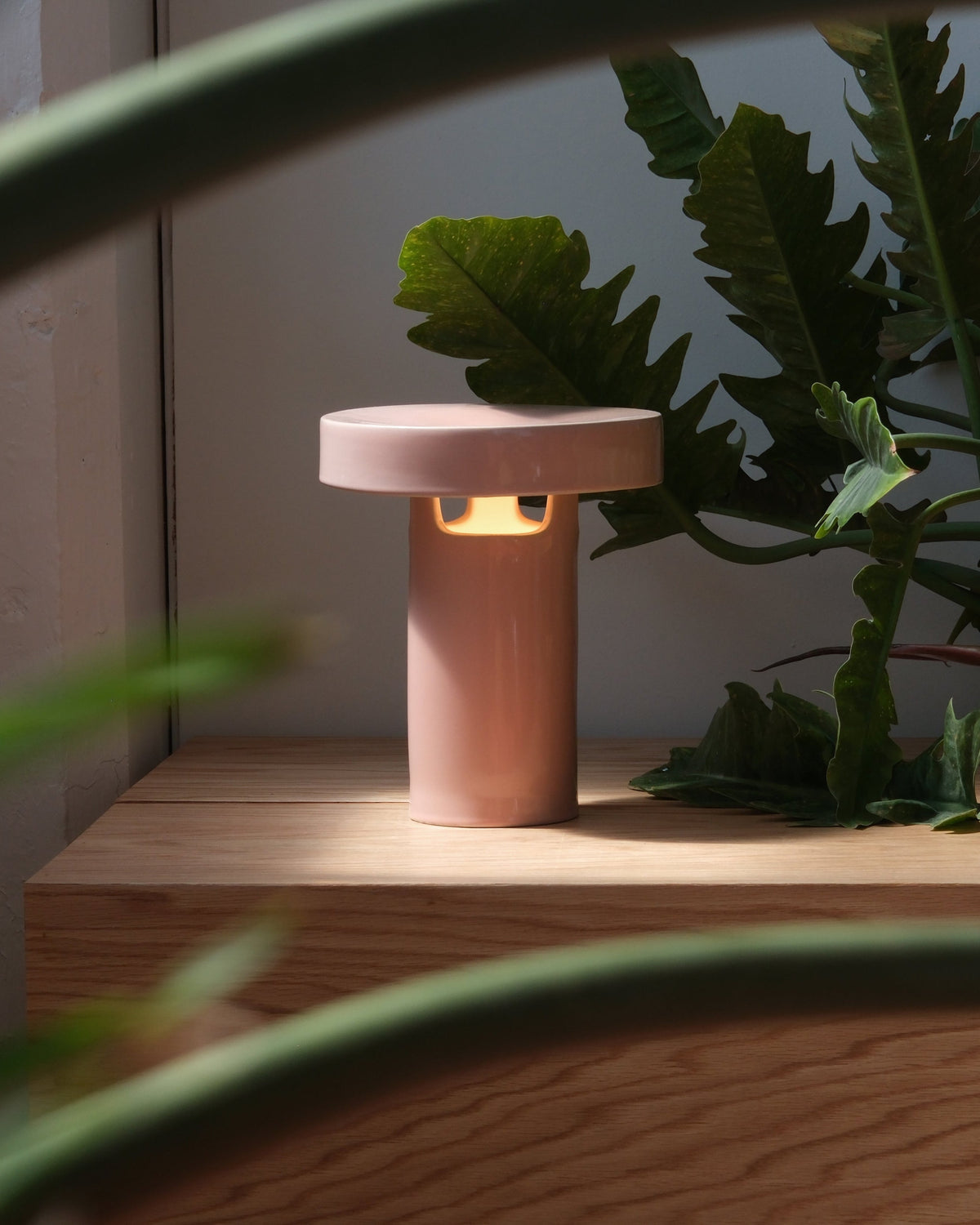 Slot Table Lamp, room setting