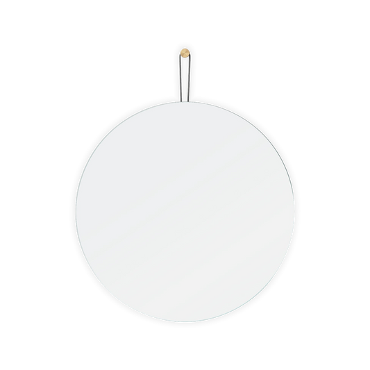 Lure Round Mirror in 18 inch, front view