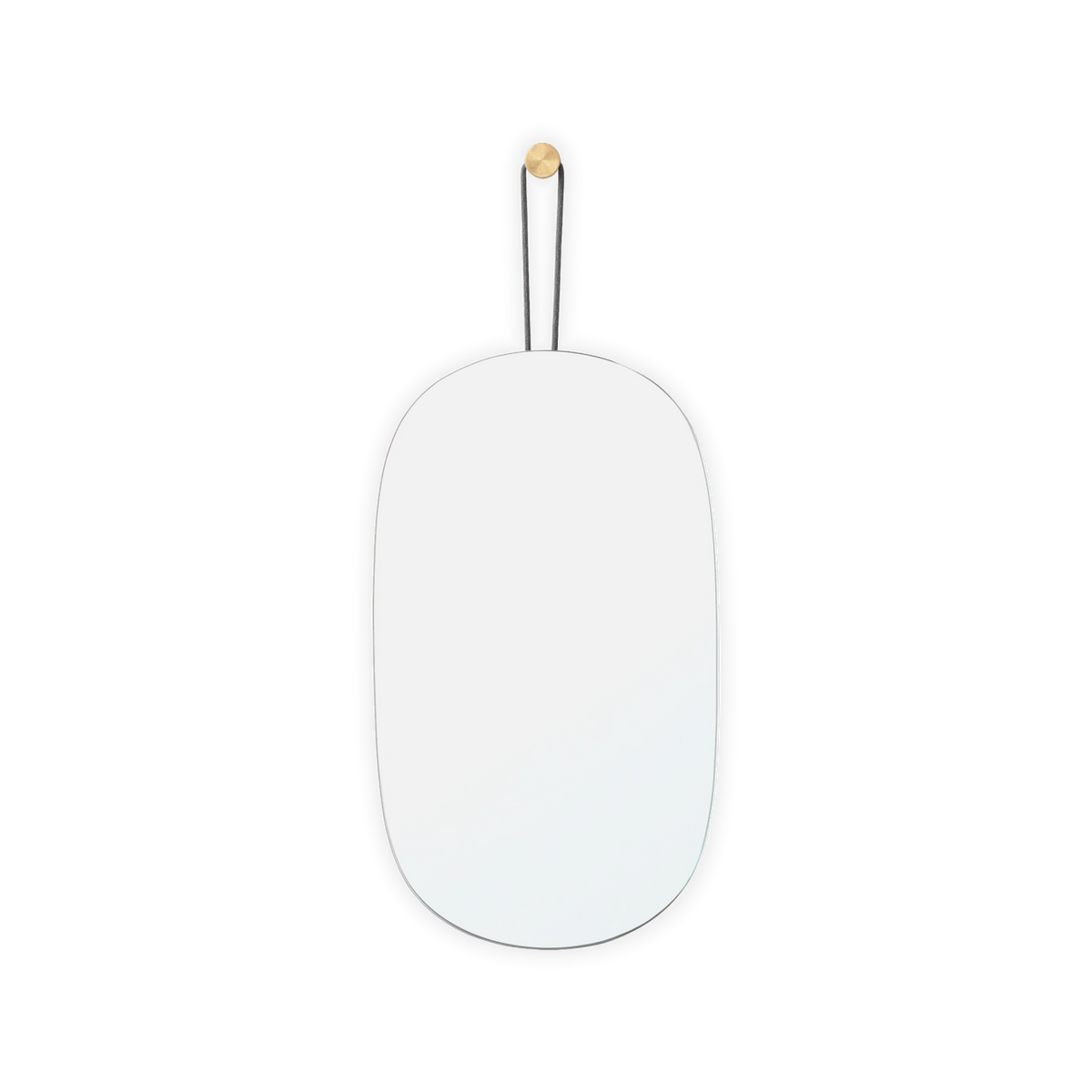 Lure Oval Mirror, front view