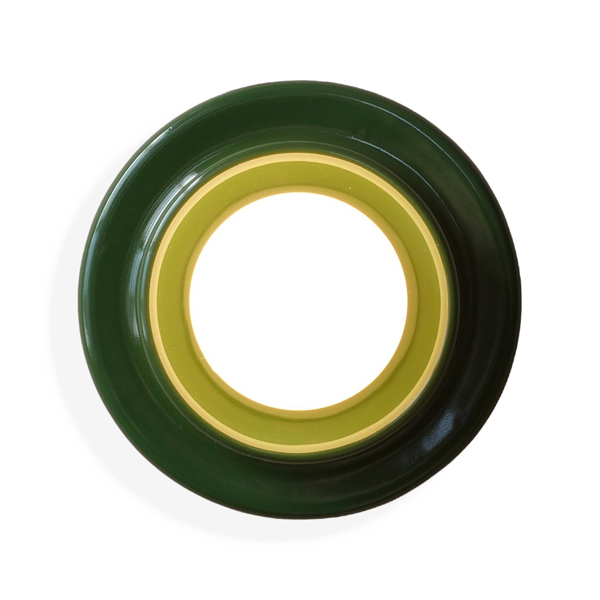 Q Sconce in Green, front view