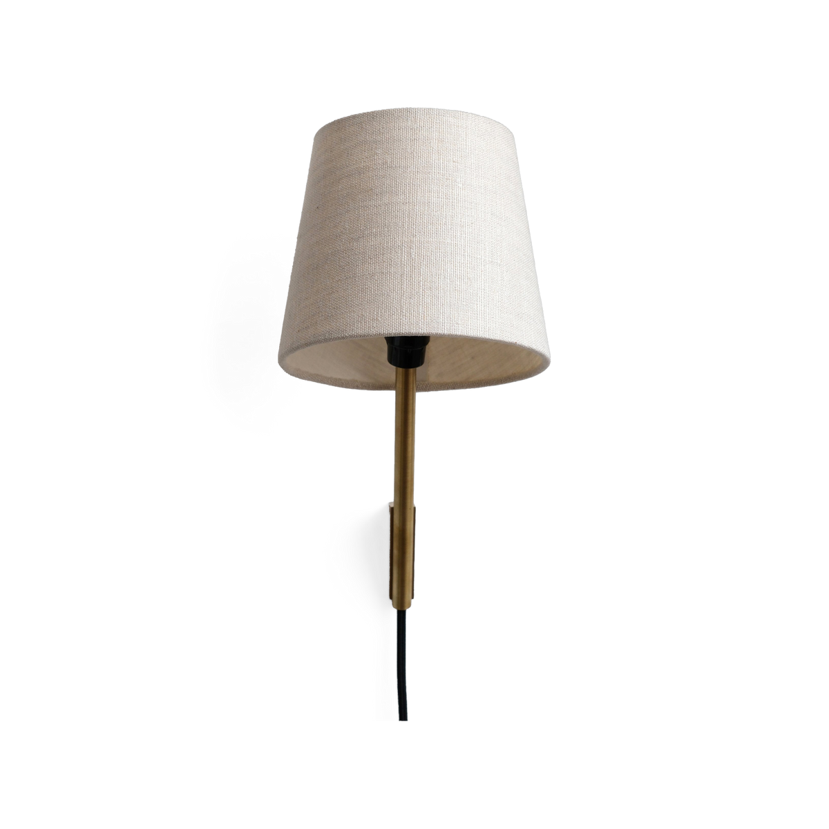Tokyo Sconce in Brass, front view