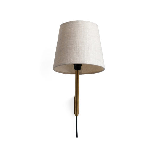 Tokyo Sconce in Brass, front view
