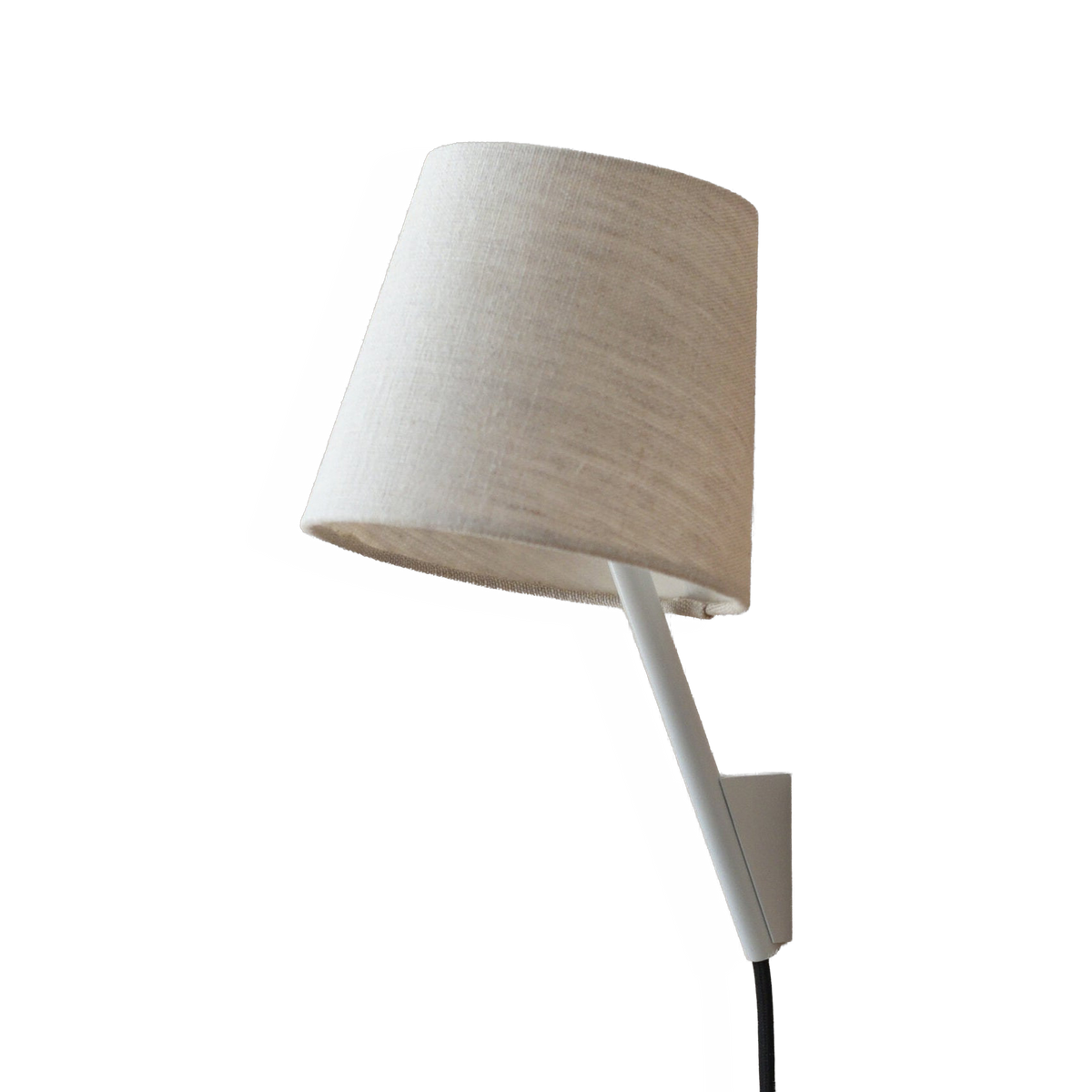 Tokyo Sconce in White, side view