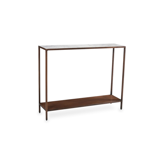 Bottego Console Table, three-quarter view