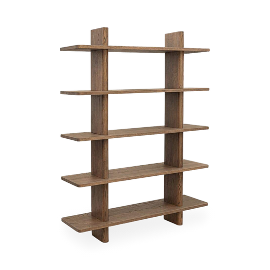 Casey Large Bookcase, three-quarter view