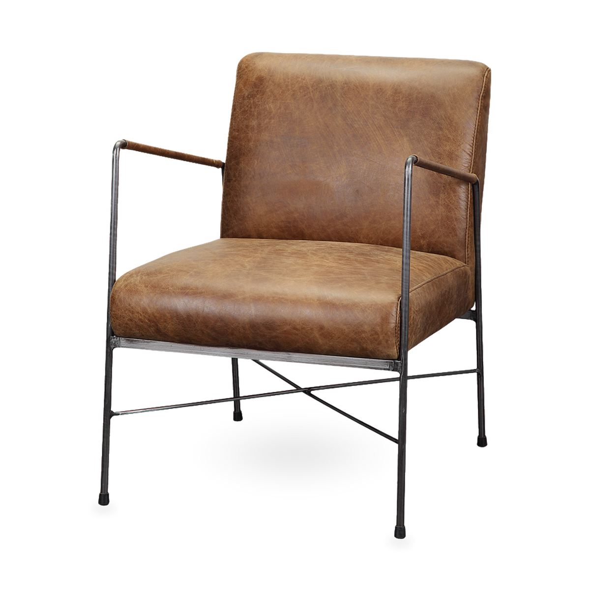 Dagwood Leather Accent Chair — view 3