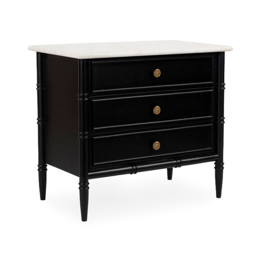Eleanor Nightstand, three-quarter view