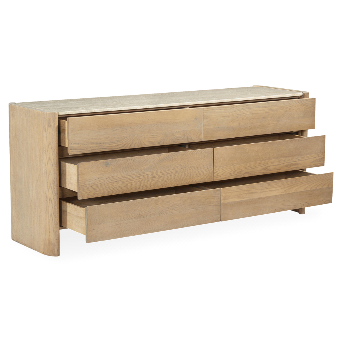 Lane Oak Dresser — view 5