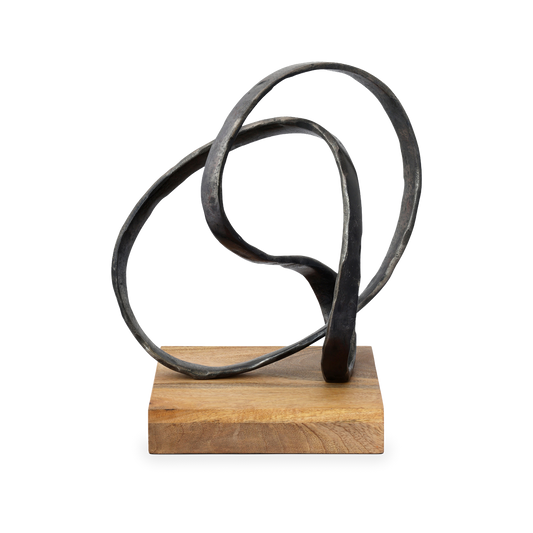 Lida Cast Aluminum Sculpture, front view