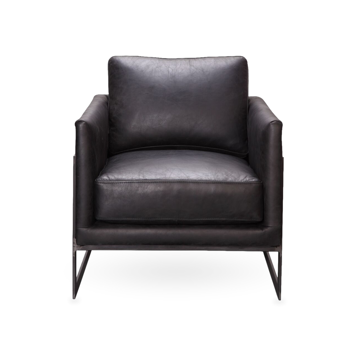 Luxley Leather Club Chair — view 2