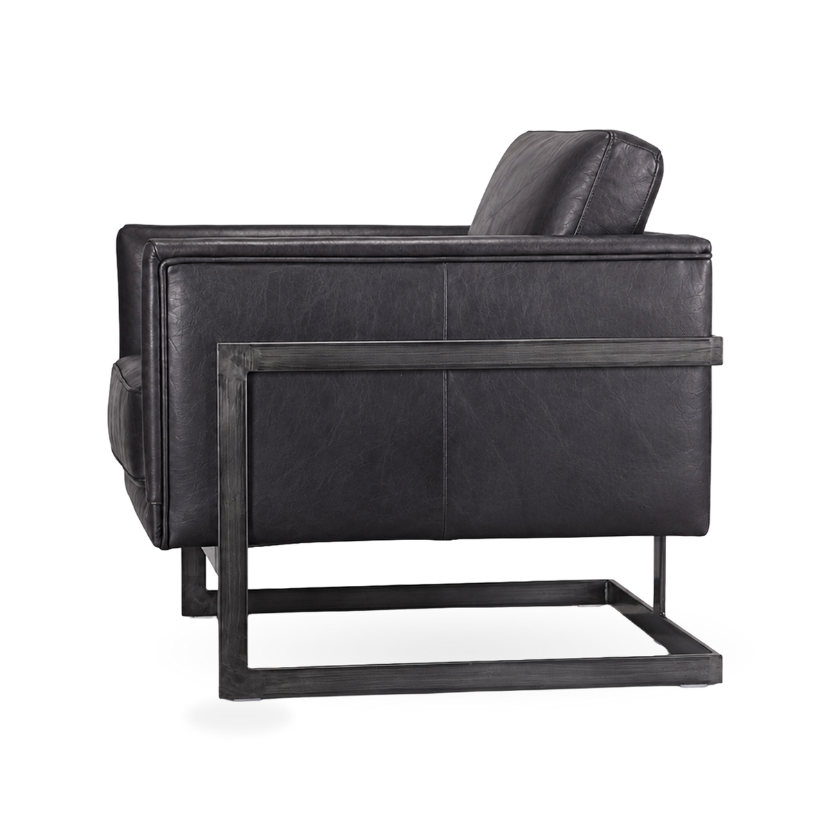 Luxley Leather Club Chair — view 3