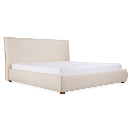 Luzon Bed in Queen / Wheat, three-quarter view