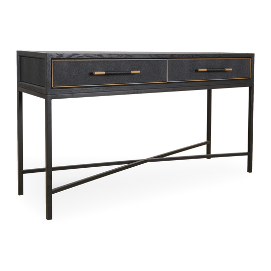 Mako Console Table, three-quarter view