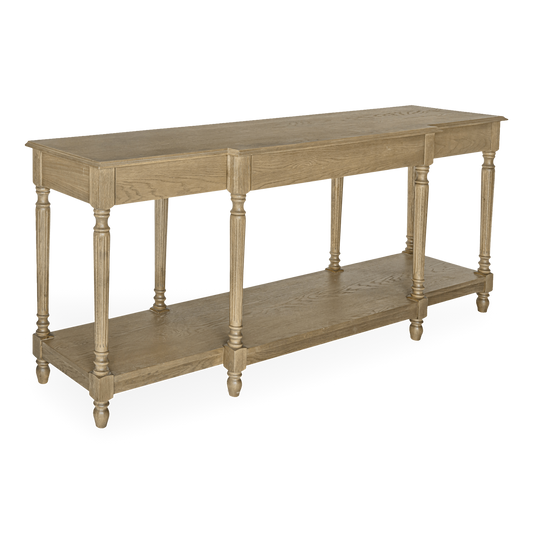 Martha Console Table, three-quarter view