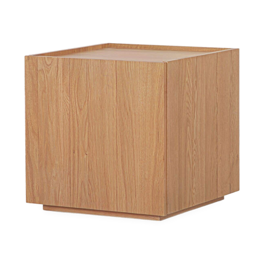 Plank Nightstand, three-quarter view