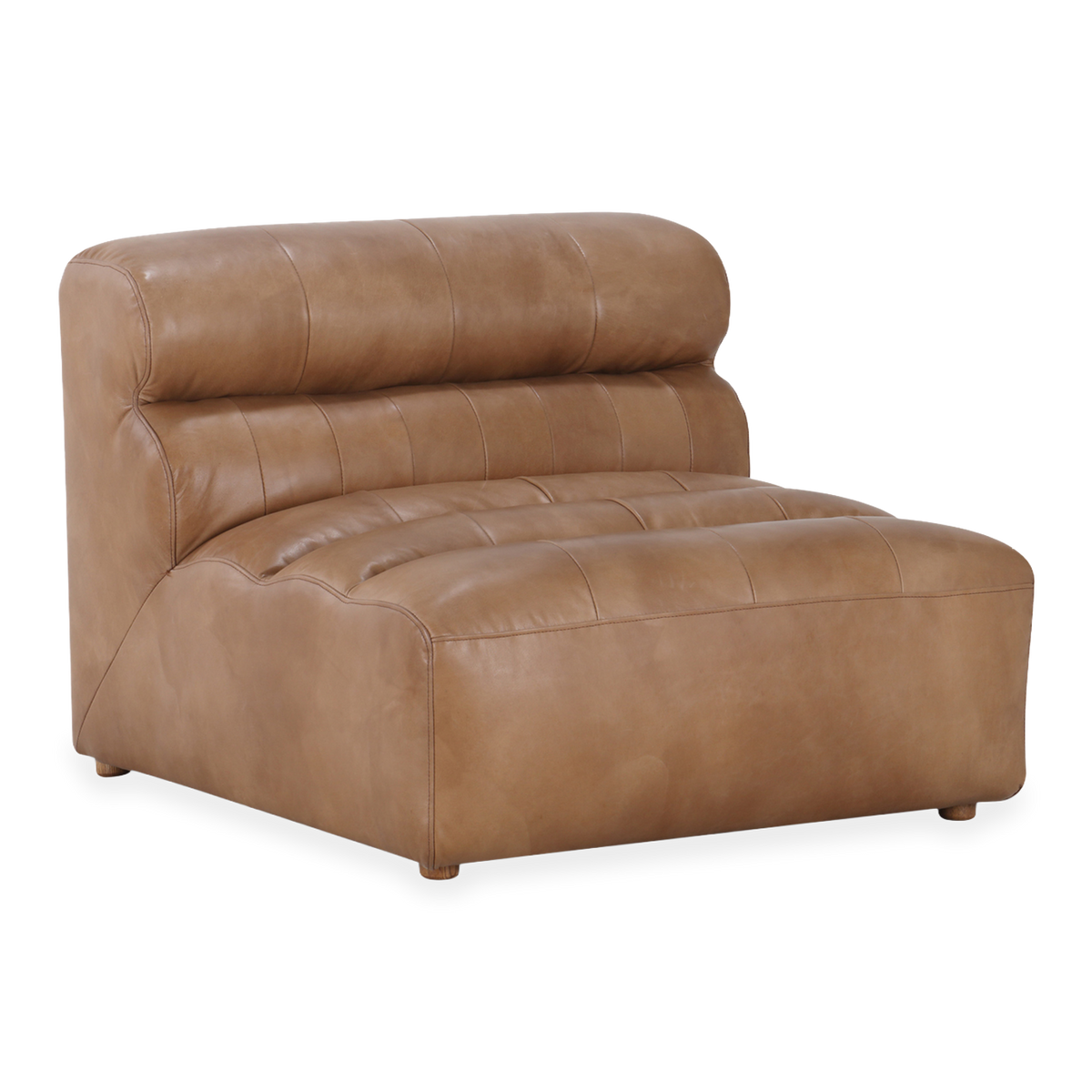 Ramsay Leather Slipper Chair — view 1