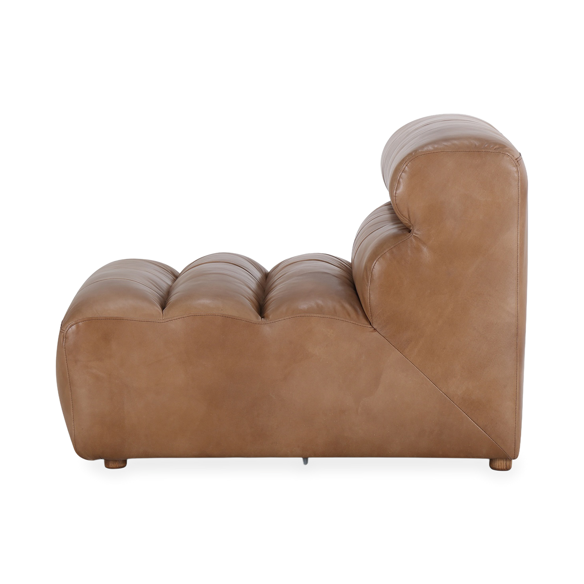 Ramsay Leather Slipper Chair — view 3