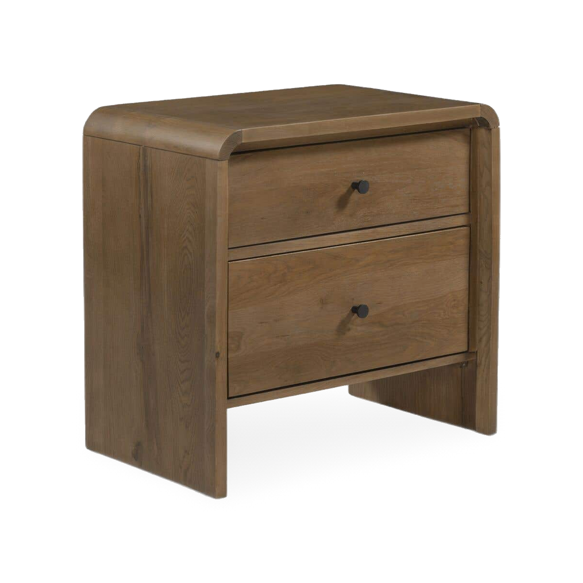 Riley Oak Nightstand — view 1