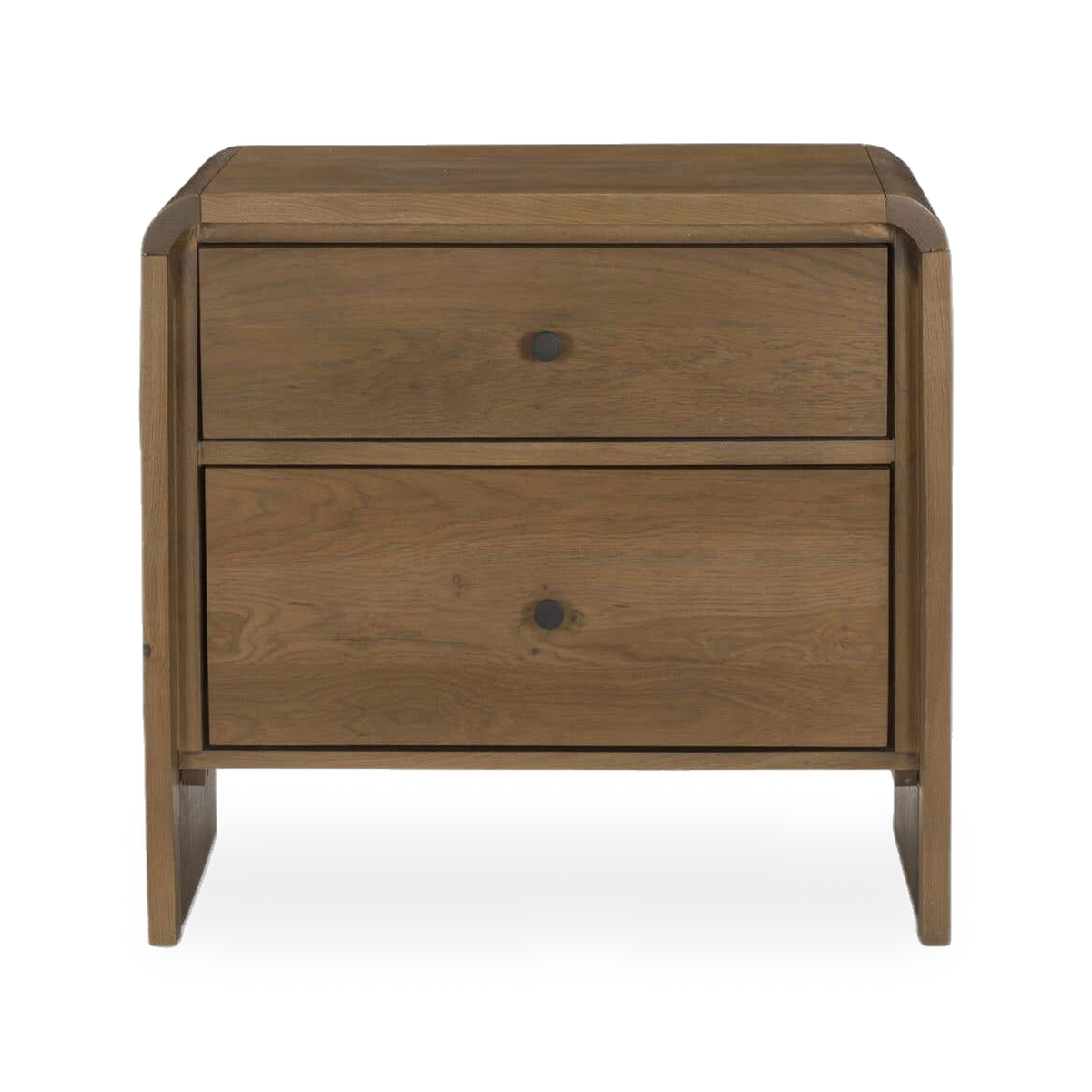 Riley Oak Nightstand — view 2