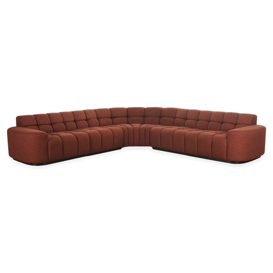 Roman L-Shaped Sectional, front view