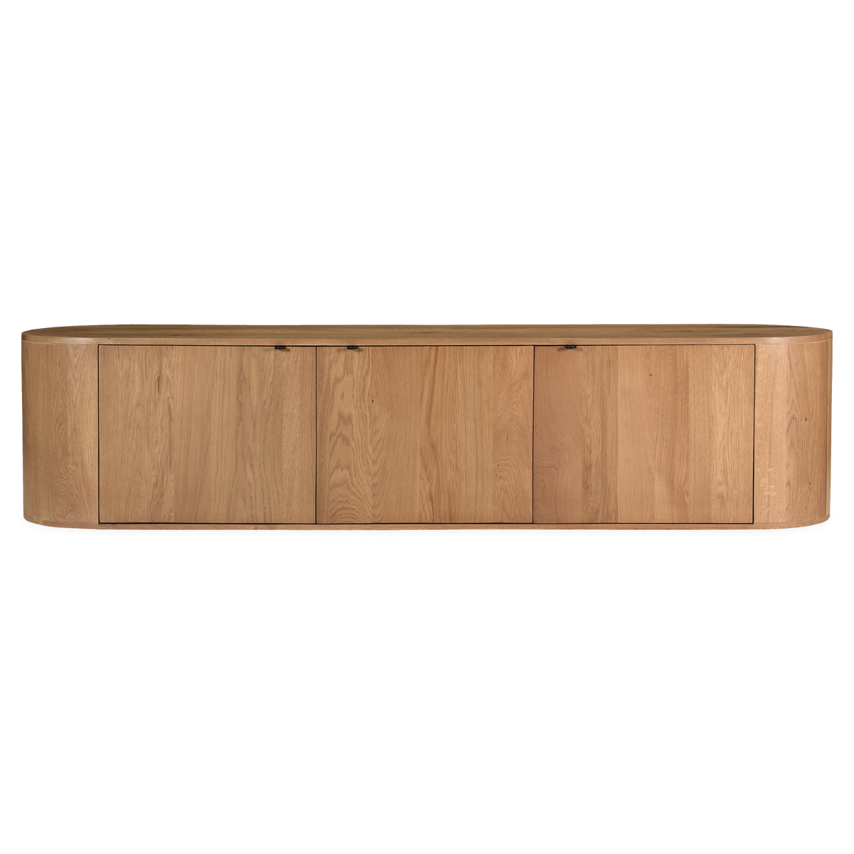 Theo Oak Media Bench — view 2