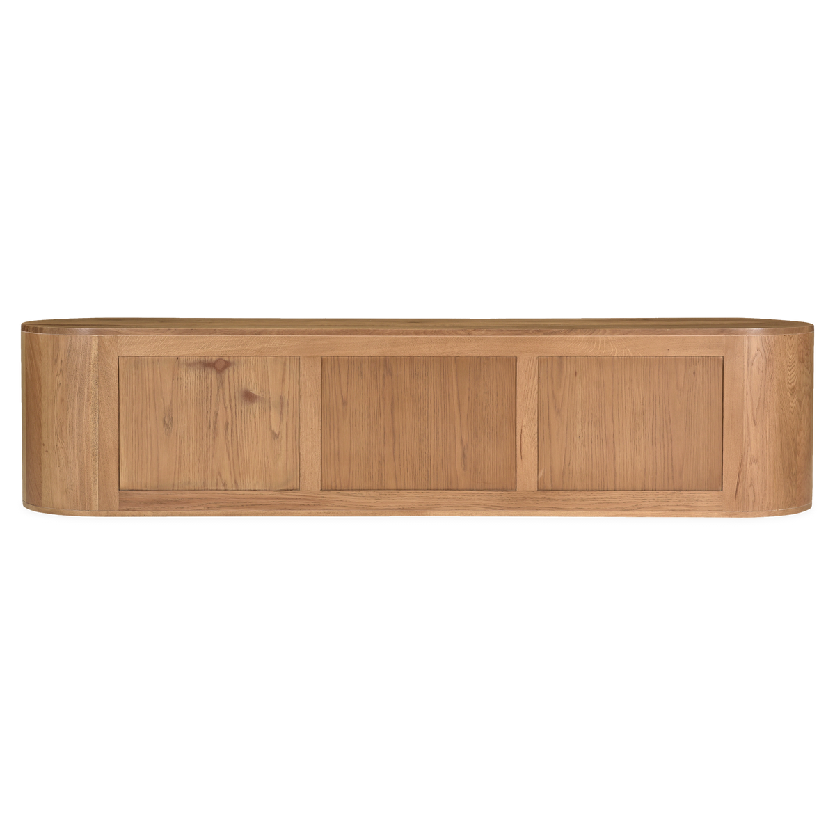 Theo Oak Media Bench — view 4
