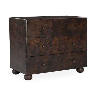 York 3 Drawer Nightstand