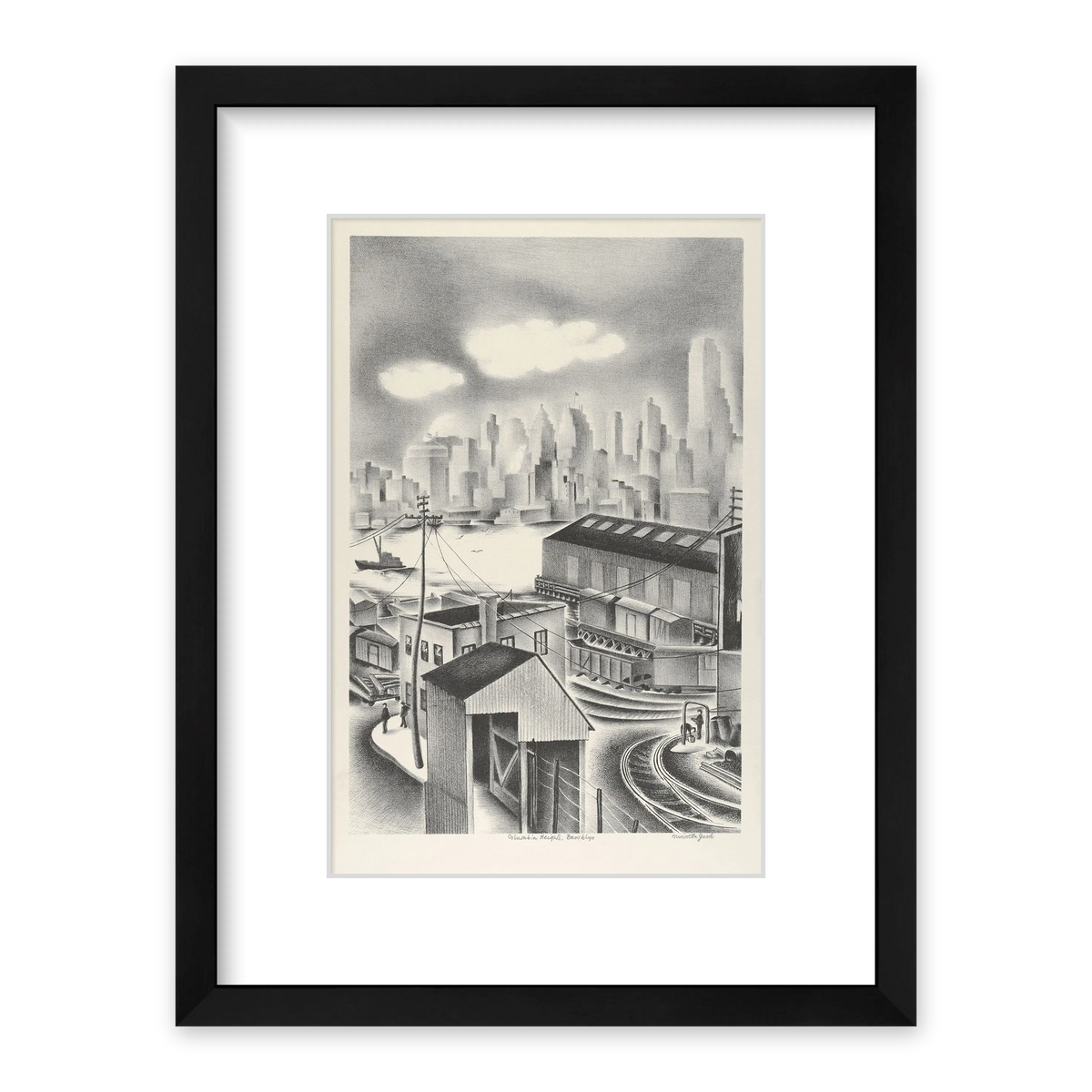 Columbia Heights, Brooklyn Framed Print — view 1